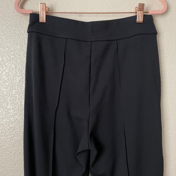 Halara Pants Womens Medium Black Bootcut Ponte Knit Pull On Stretchy Preppy - Picture 6 of 11